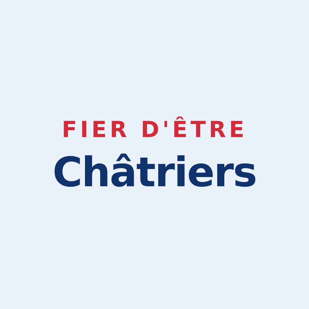 Sticker « Fier d'être Châtriers » — design pour Châtres