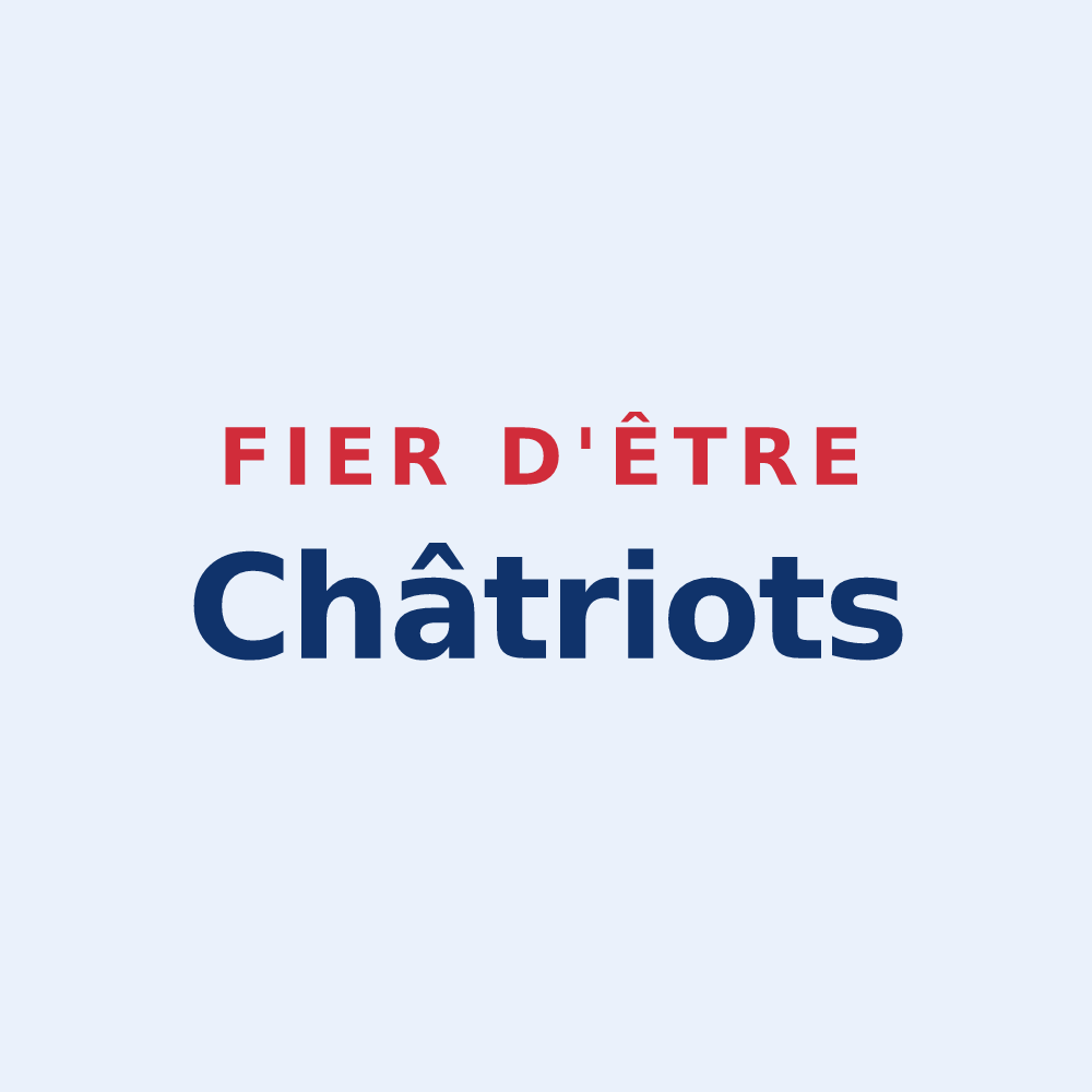 Sticker « Fier d'être Châtriots » — design pour Châtres