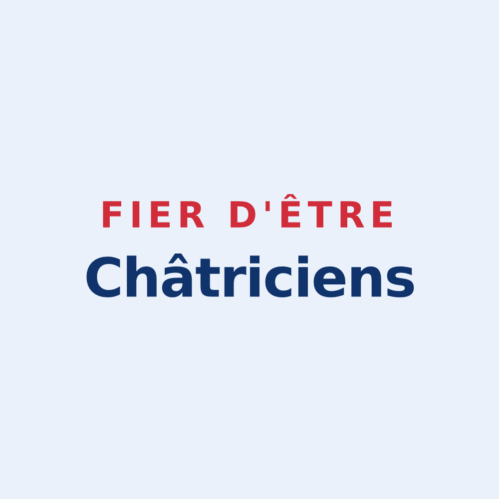 Sticker « Fier d'être Châtriciens » — design pour Châtrices