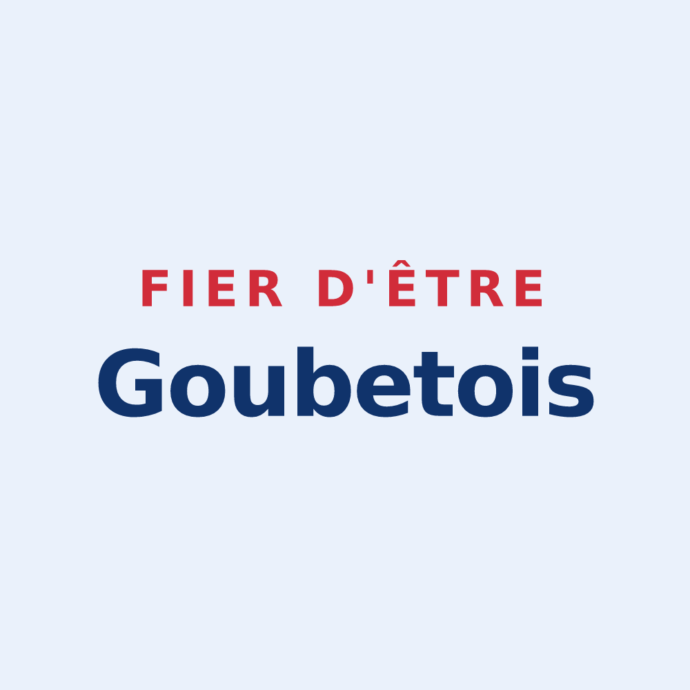 Sticker « Fier d'être Goubetois » — design pour Chatuzange-le-Goubet