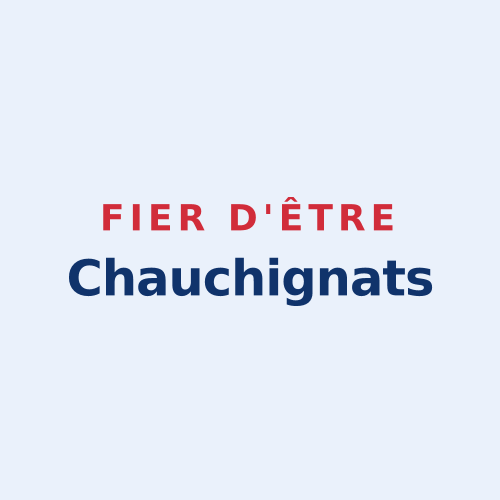 Sticker « Fier d'être Chauchignats » — design pour Chauchigny