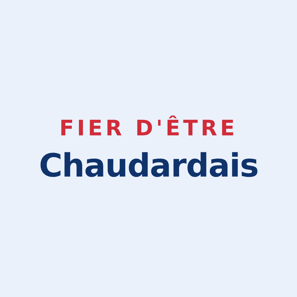 Sticker « Fier d'être Chaudardais » — design pour Chaudardes