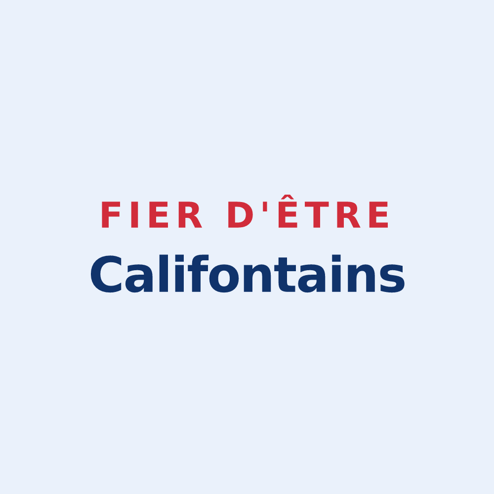 Sticker « Fier d'être Califontains » — design pour Chaudefonds-sur-Layon