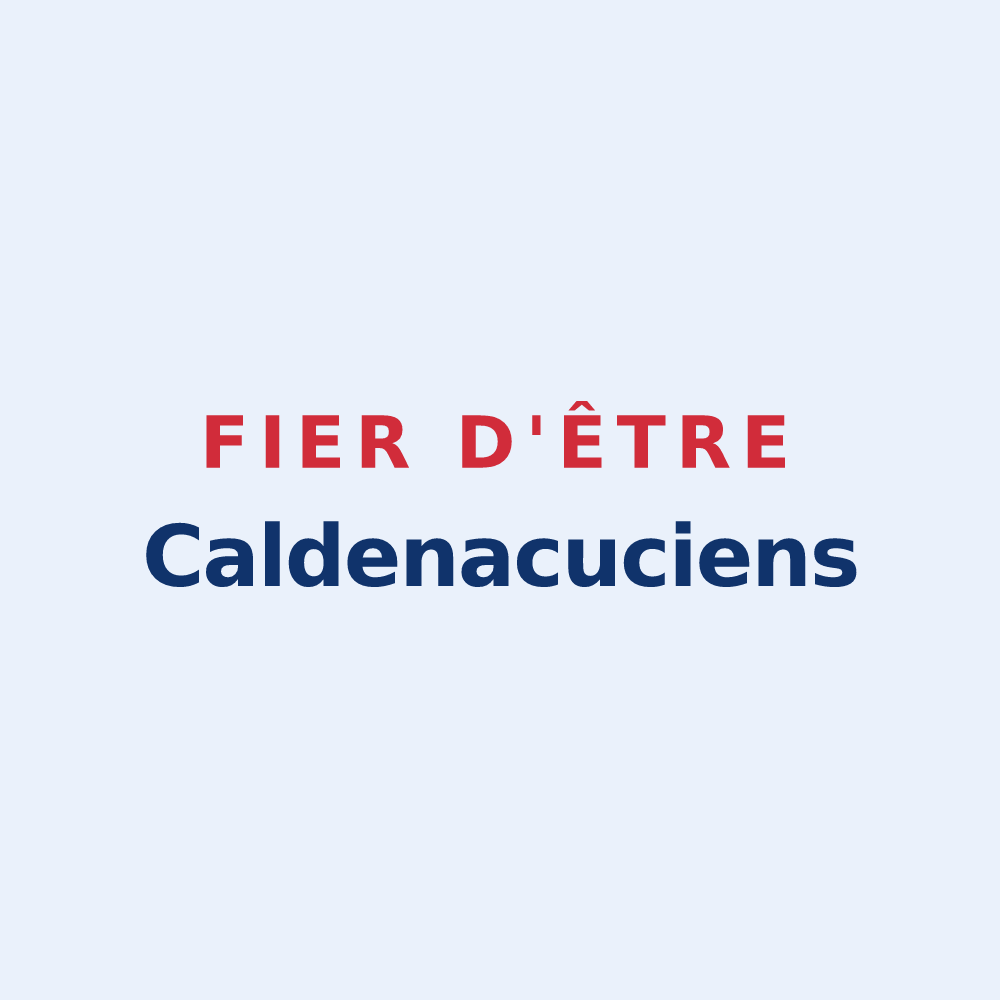 Sticker « Fier d'être Caldenacuciens » — design pour Chaudenay