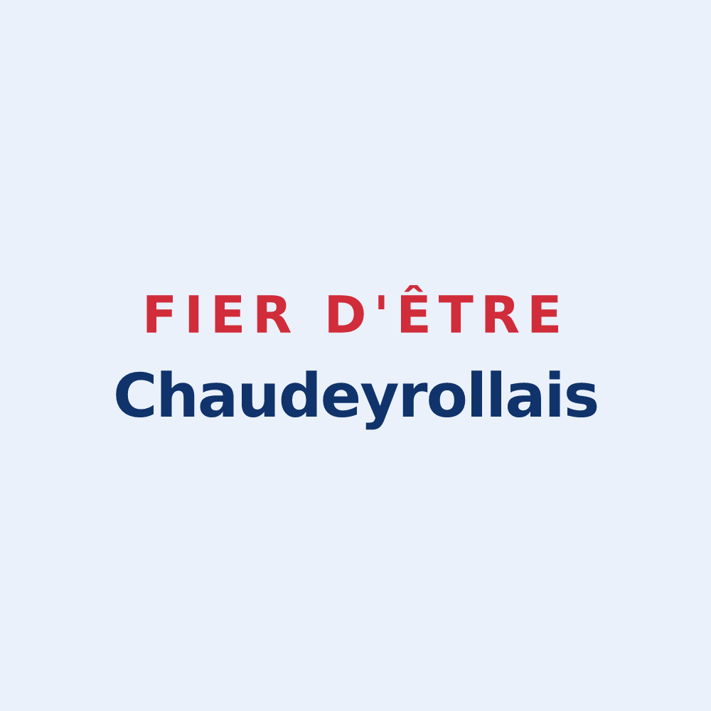 Sticker « Fier d'être Chaudeyrollais » — design pour Chaudeyrolles