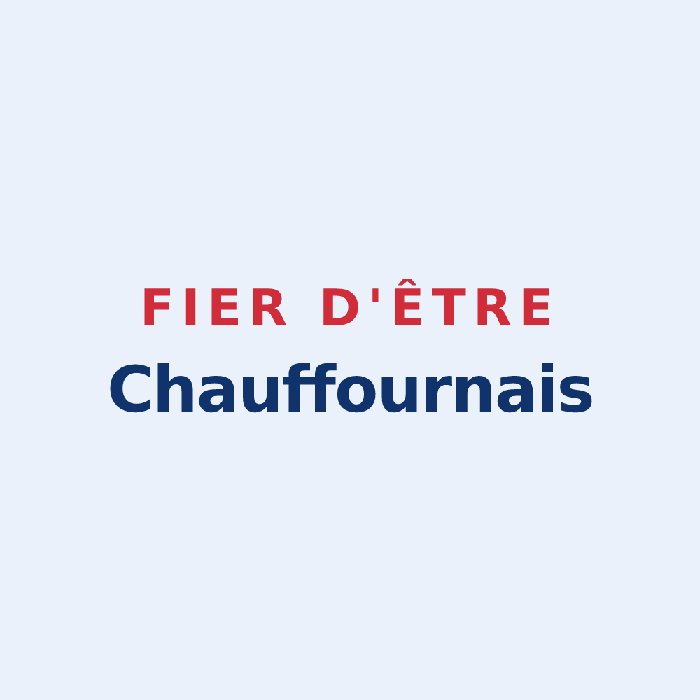Sticker « Fier d'être Chauffournais » — design pour Chauffour-sur-Vell