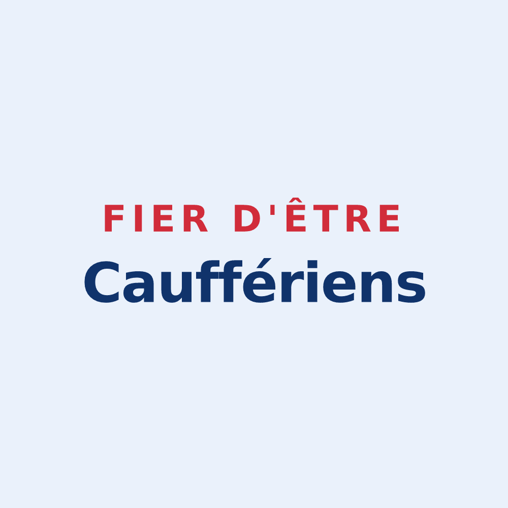 Sticker « Fier d'être Cauffériens » — design pour Chauffry