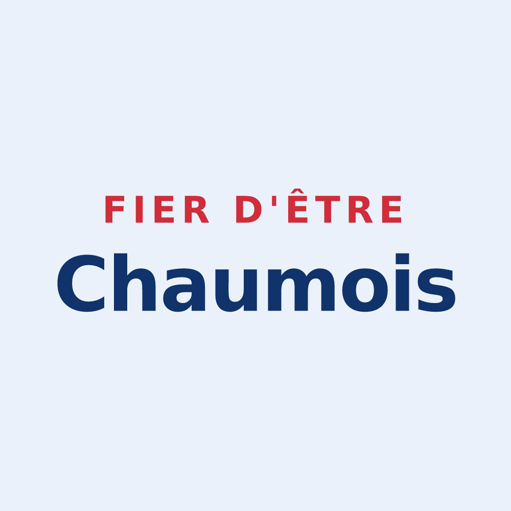 Sticker « Fier d'être Chaumois » — design pour Chaum