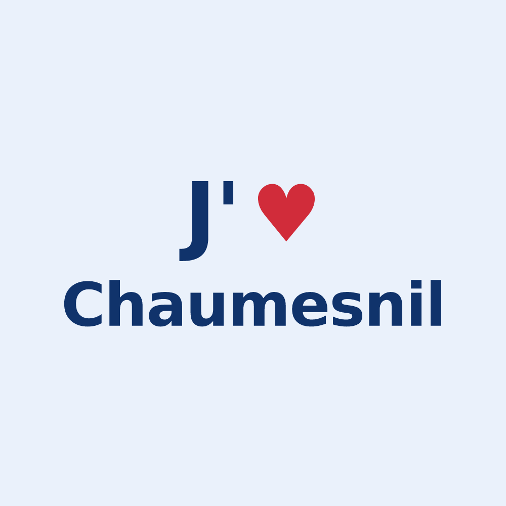Sticker personnalisé Chaumesnil — design J'aime Chaumesnil