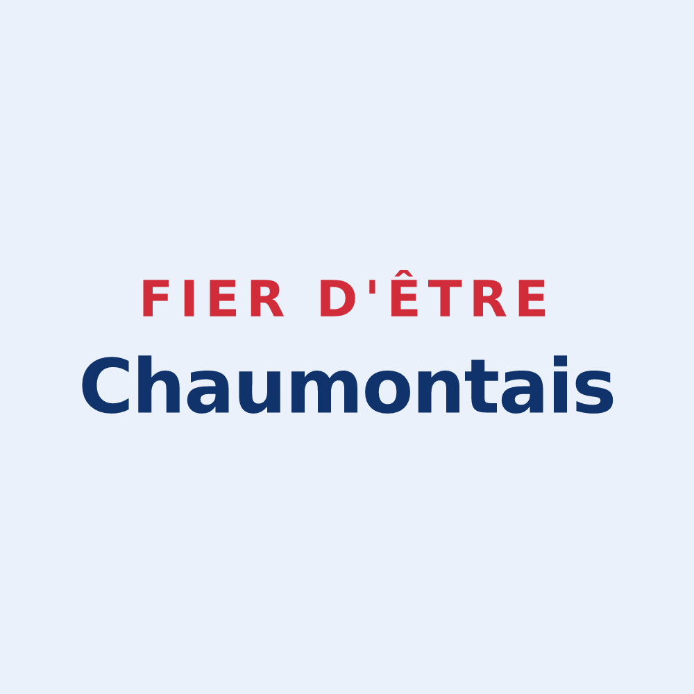 Sticker « Fier d'être Chaumontais » — design pour Chaumont-sur-Tharonne
