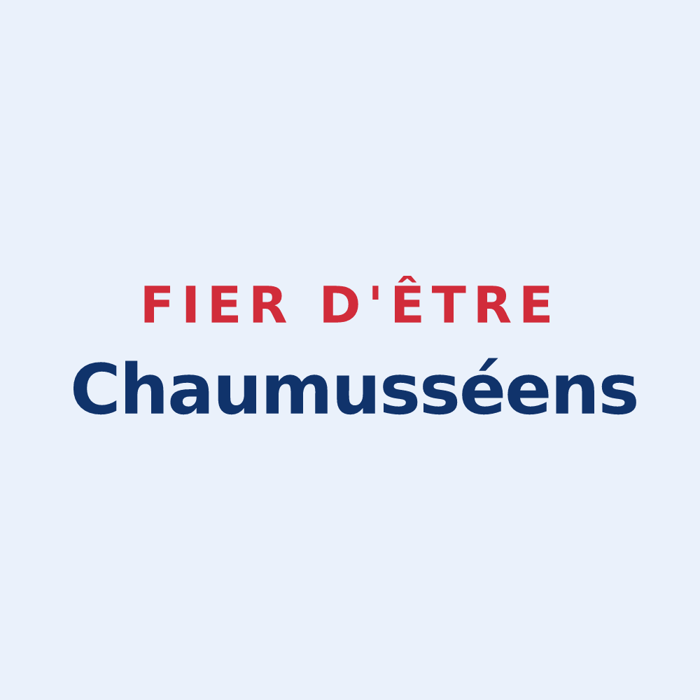 Sticker « Fier d'être Chaumusséens » — design pour Chaumussay