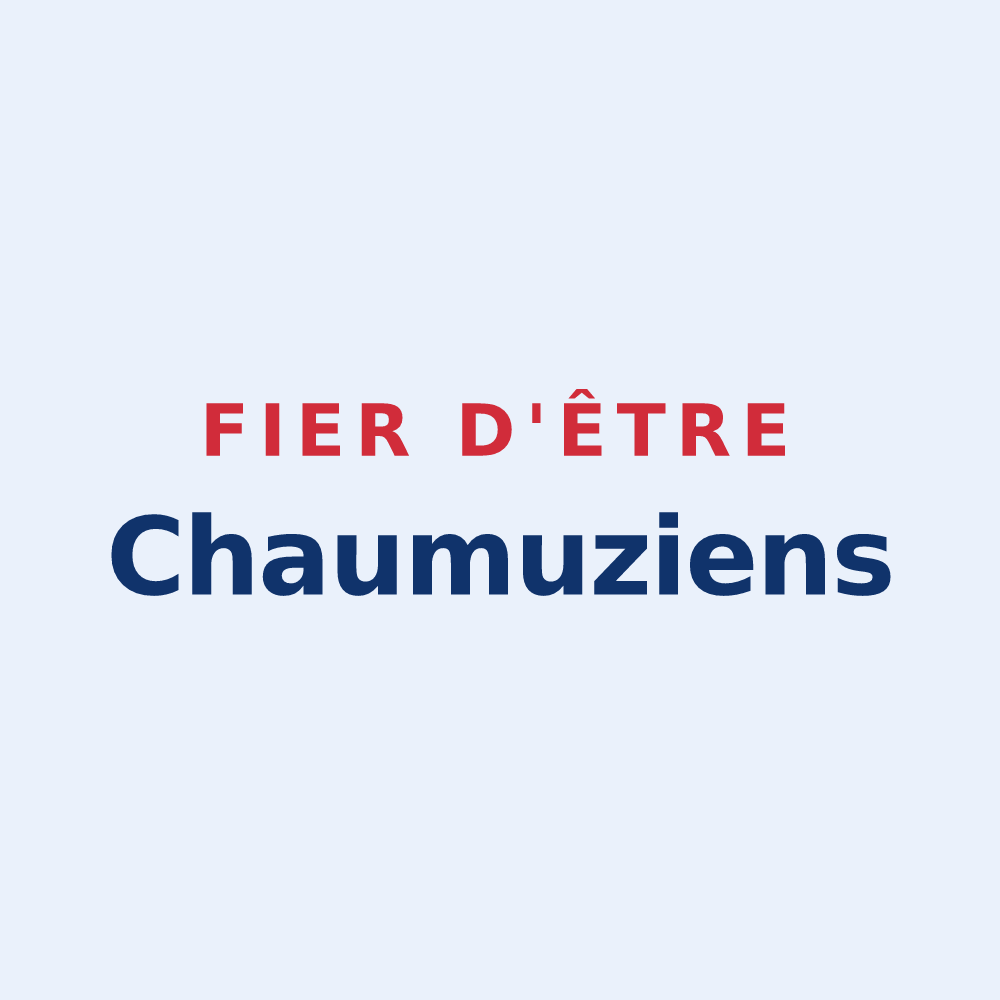 Sticker « Fier d'être Chaumuziens » — design pour Chaumuzy