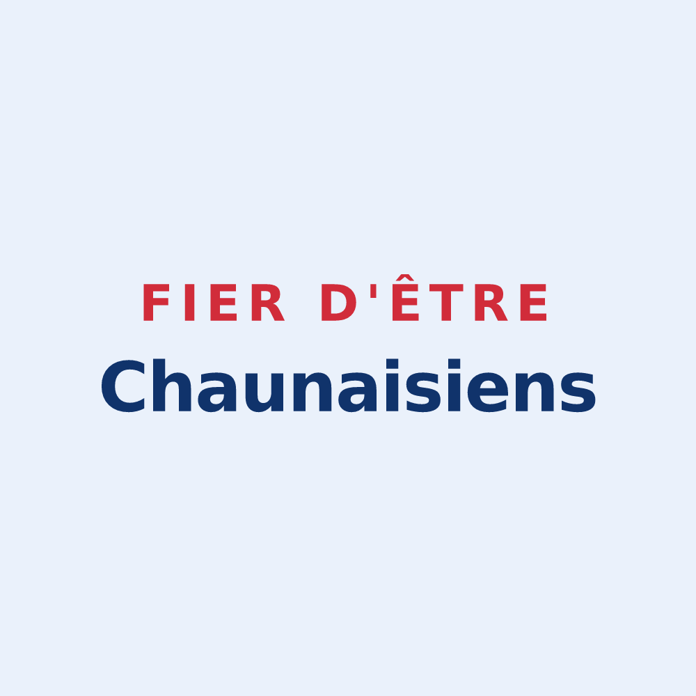 Sticker « Fier d'être Chaunaisiens » — design pour Chaunay