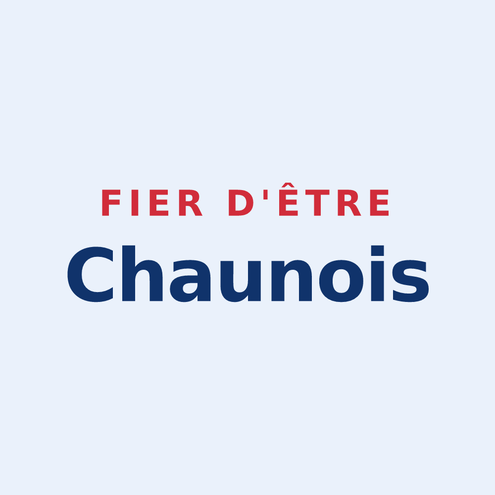 Sticker « Fier d'être Chaunois » — design pour Chauny