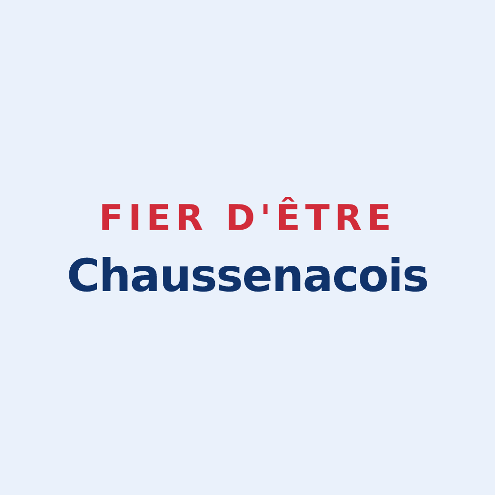 Sticker « Fier d'être Chaussenacois » — design pour Chaussenac