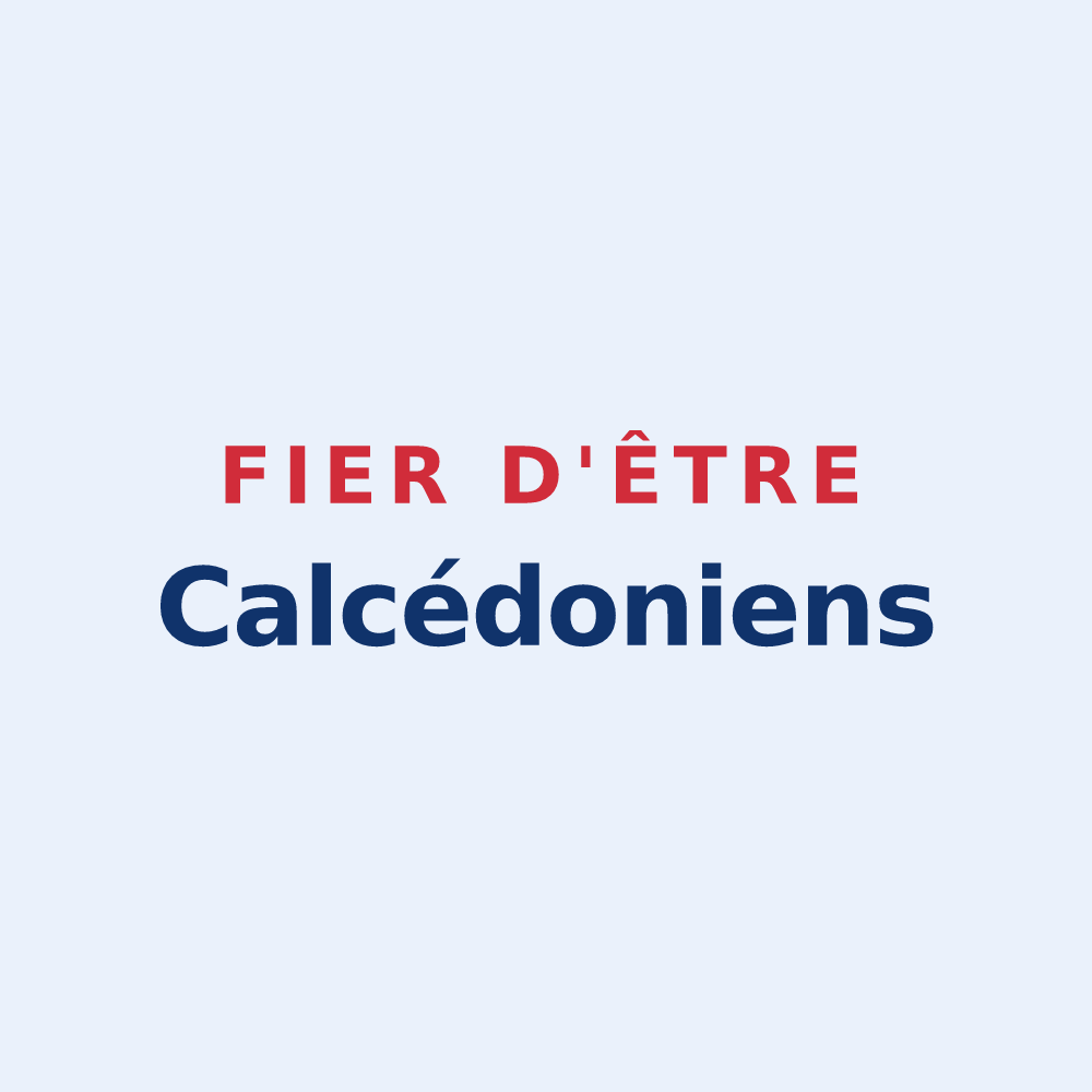 Sticker « Fier d'être Calcédoniens » — design pour Chaussy