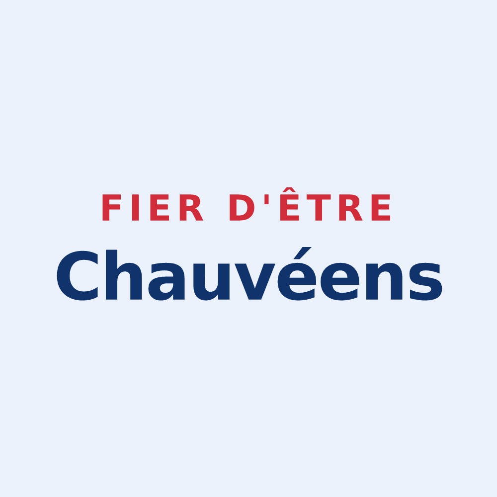Sticker « Fier d'être Chauvéens » — design pour Chauvé