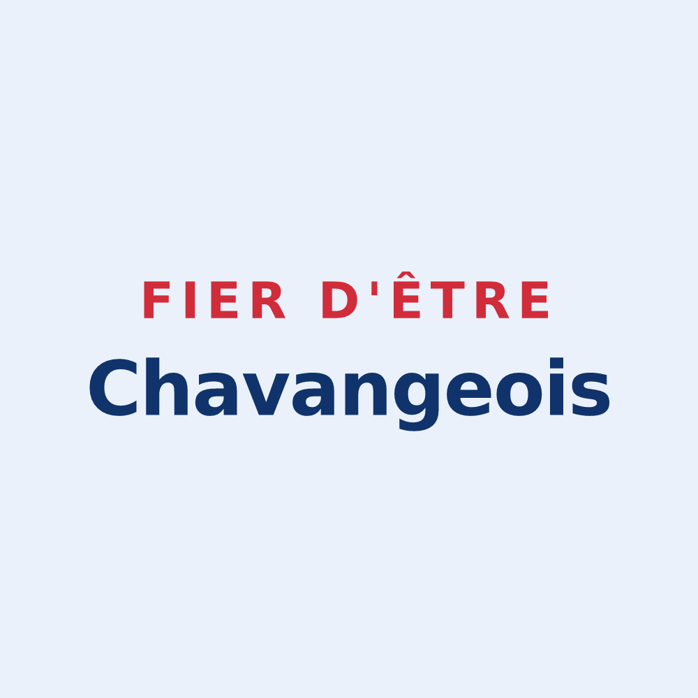Sticker « Fier d'être Chavangeois » — design pour Chavanges