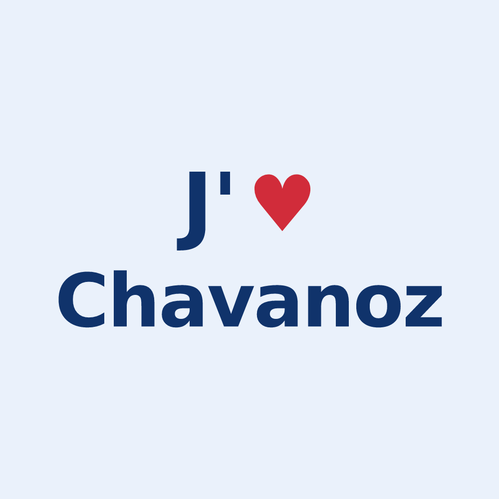 Sticker personnalisé Chavanoz — design J'aime Chavanoz