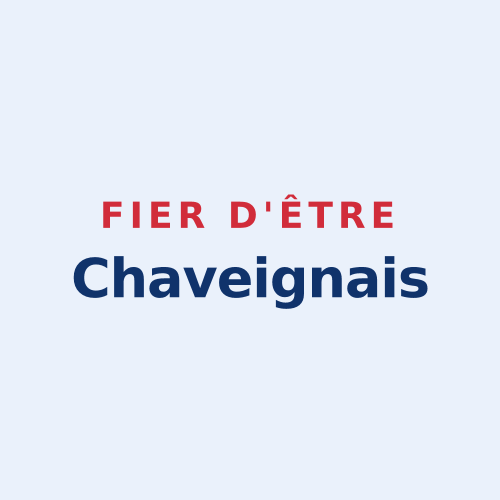 Sticker « Fier d'être Chaveignais » — design pour Chaveignes