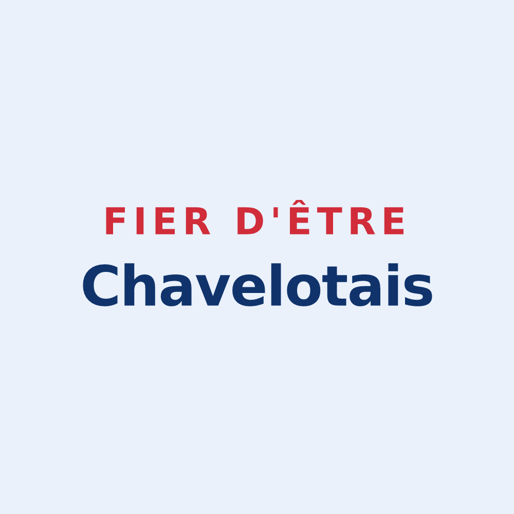 Sticker « Fier d'être Chavelotais » — design pour Chavelot