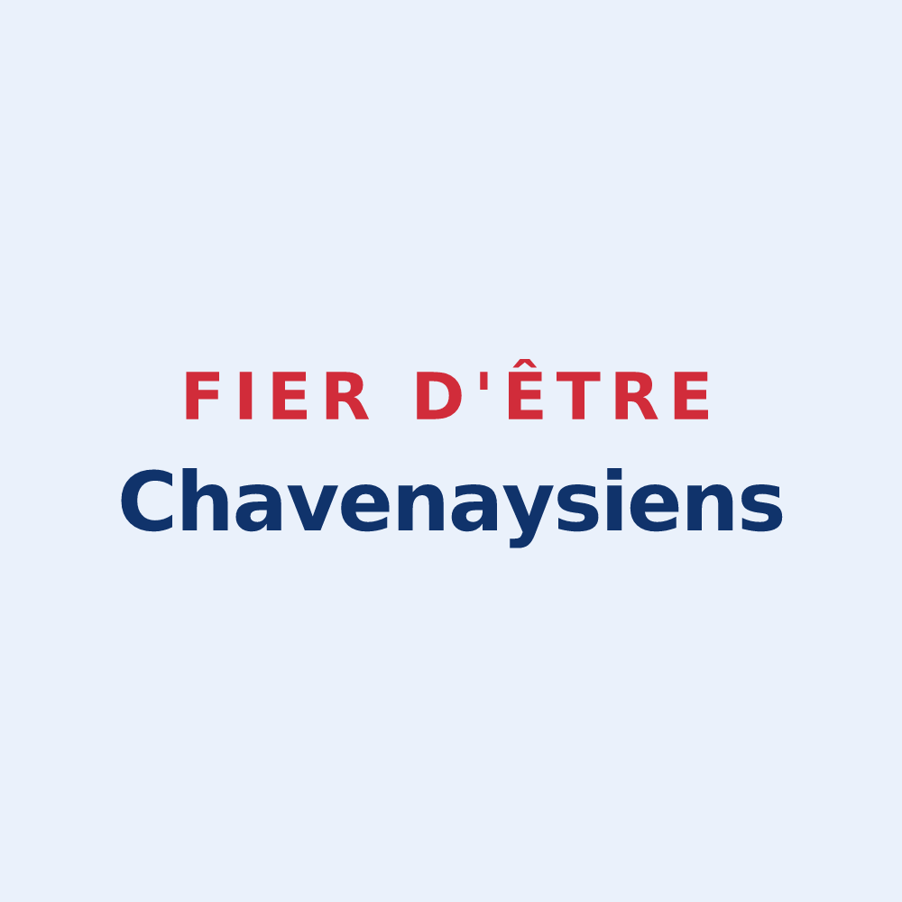 Sticker « Fier d'être Chavenaysiens » — design pour Chavenay