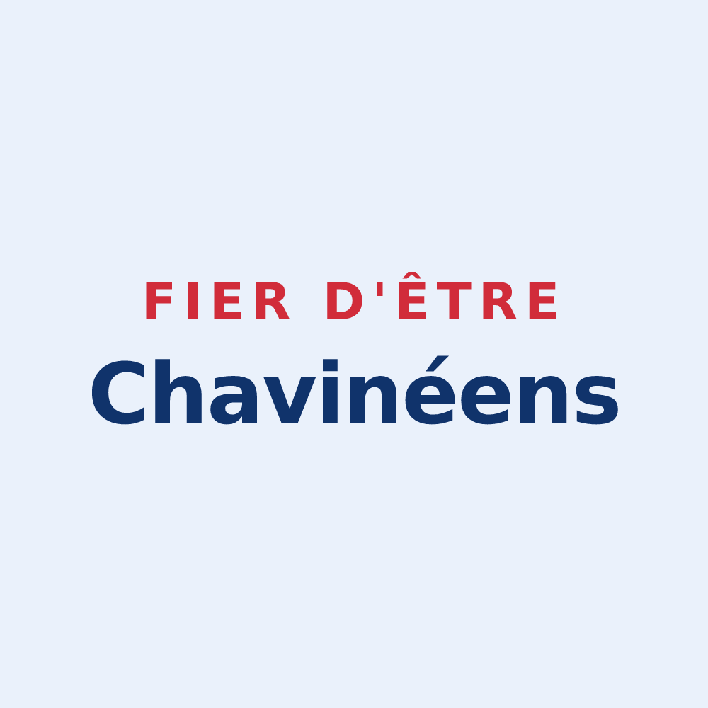 Sticker « Fier d'être Chavinéens » — design pour Chavigny