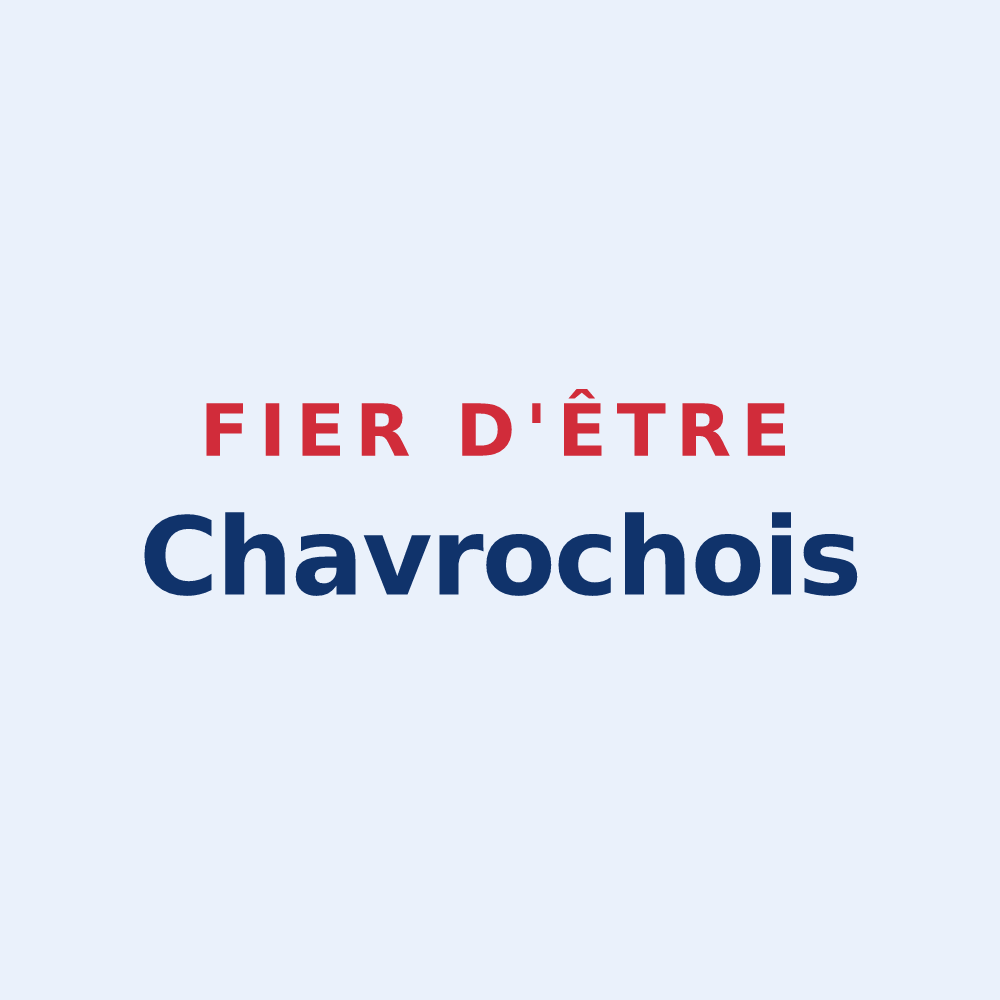 Sticker « Fier d'être Chavrochois » — design pour Chavroches