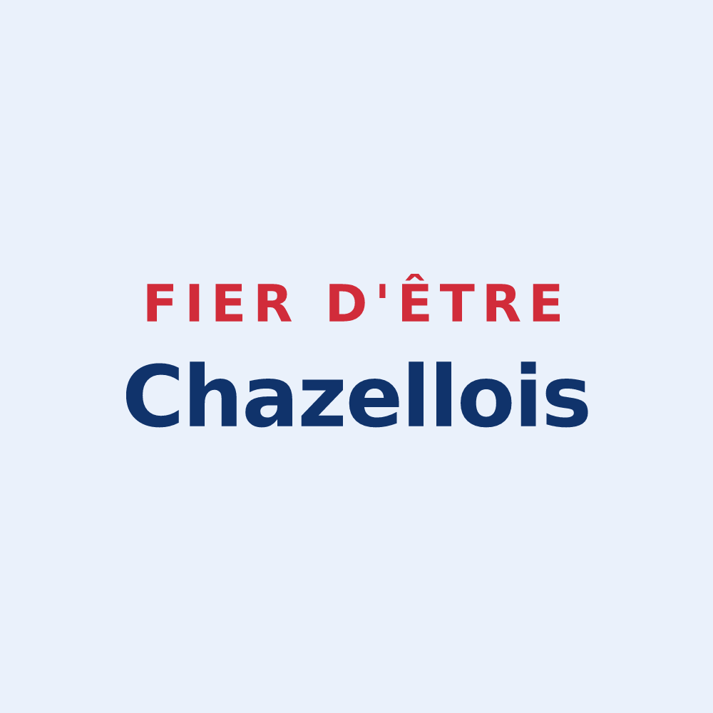 Sticker « Fier d'être Chazellois » — design pour Chazelles-sur-Lyon