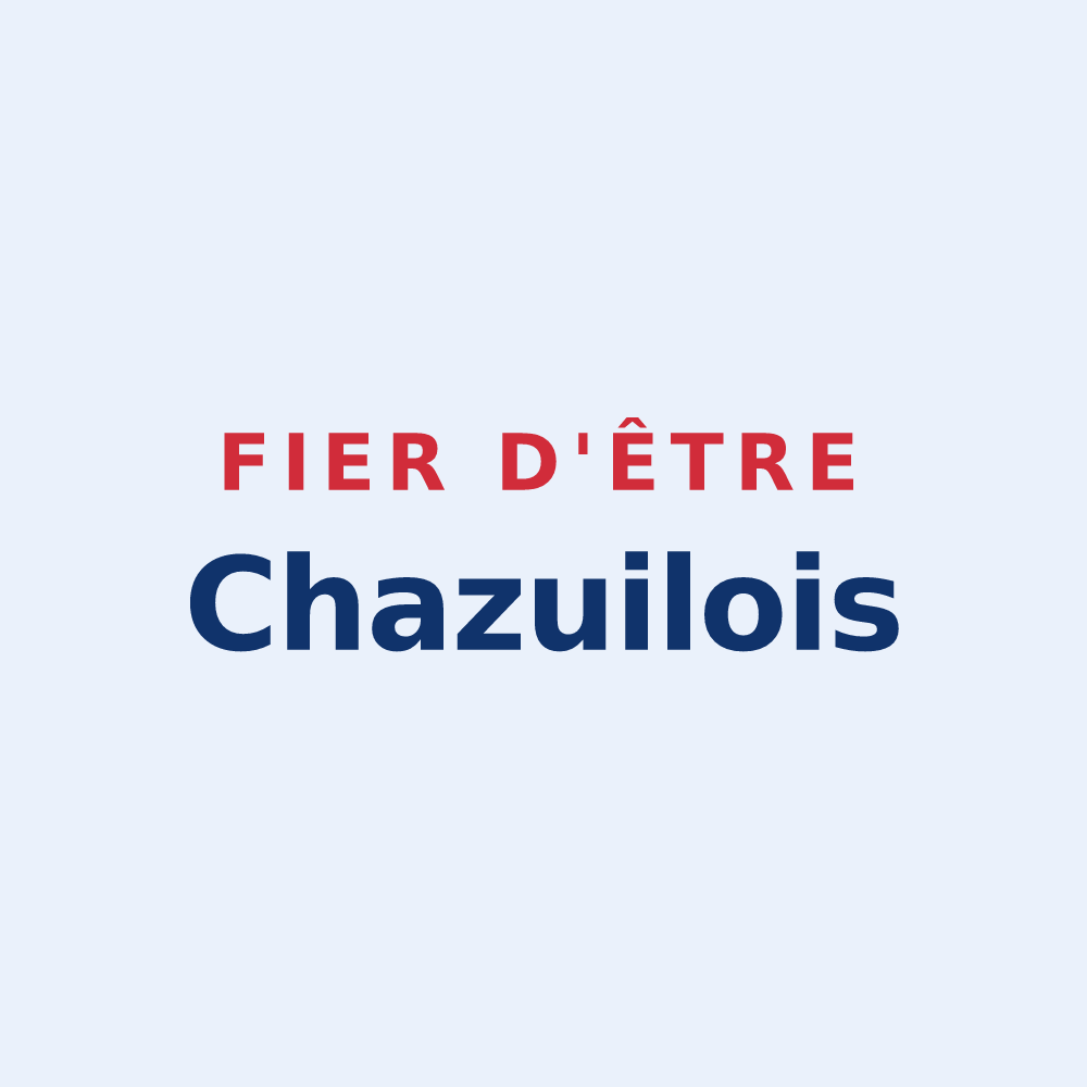 Sticker « Fier d'être Chazuilois » — design pour Chazeuil