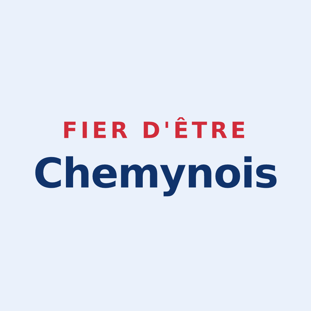 Sticker « Fier d'être Chemynois » — design pour Chemy