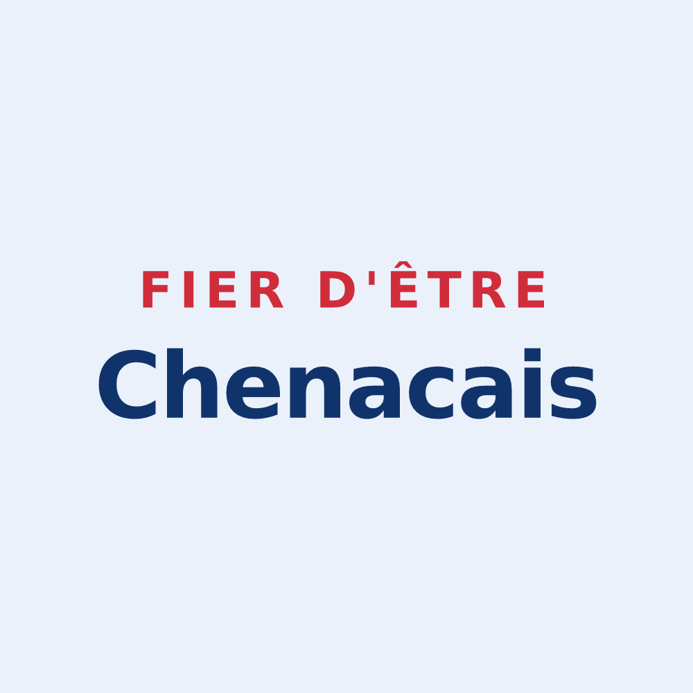 Sticker « Fier d'être Chenacais » — design pour Chenac-Saint-Seurin-d'Uzet