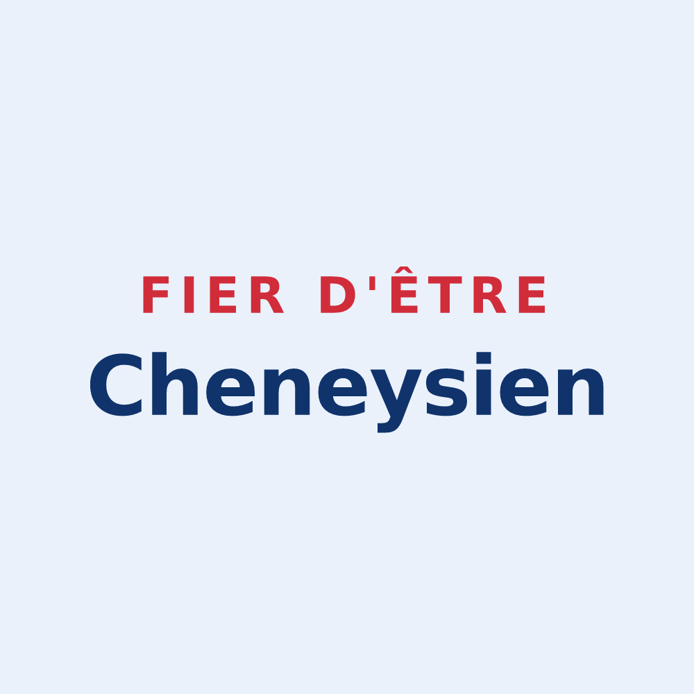 Sticker « Fier d'être Cheneysien » — design pour Chenay
