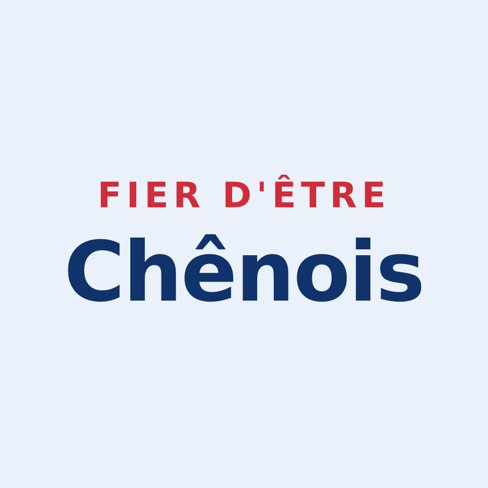 Sticker « Fier d'être Chênois » — design pour Chêne-en-Semine
