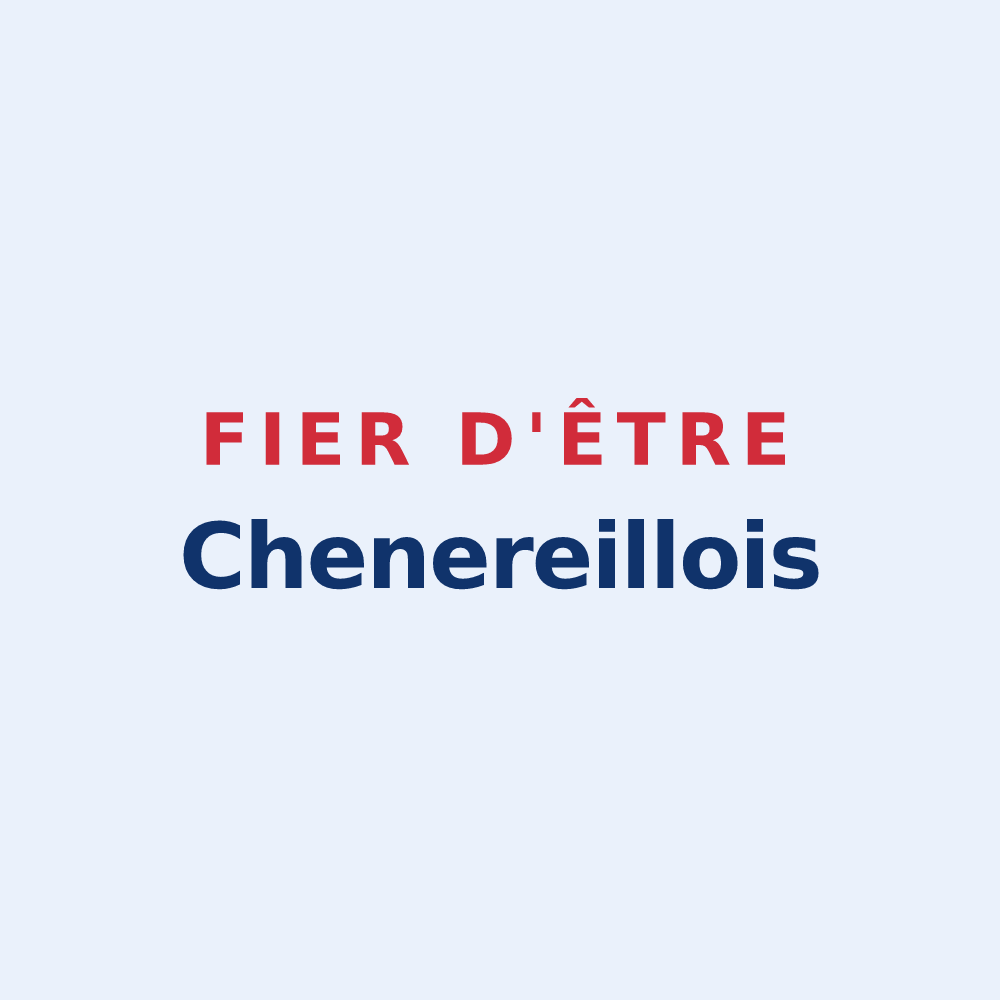 Sticker « Fier d'être Chenereillois » — design pour Chenereilles