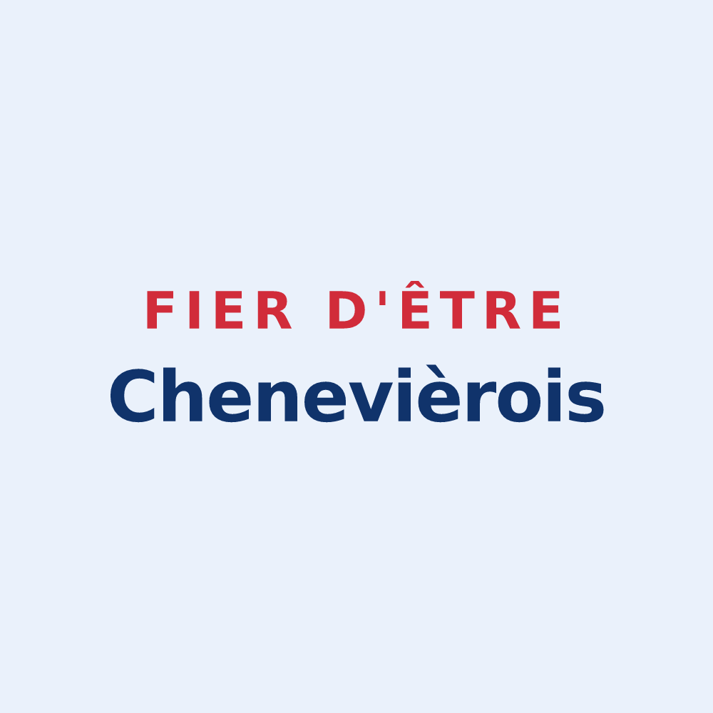 Sticker « Fier d'être Chenevièrois » — design pour Chenevières