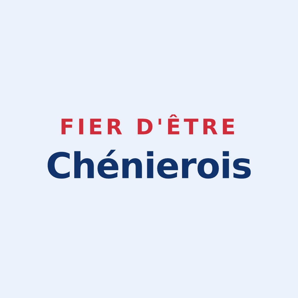 Sticker « Fier d'être Chénierois » — design pour Chéniers