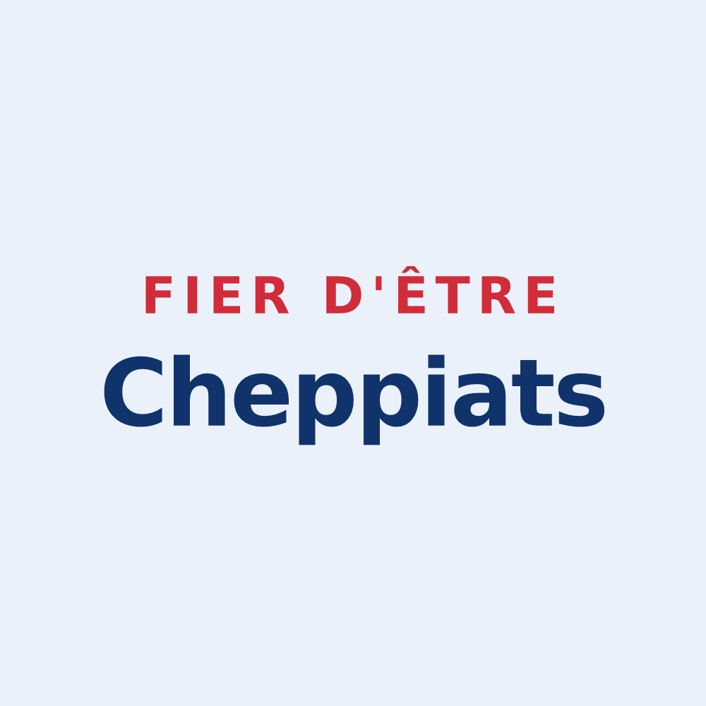 Sticker « Fier d'être Cheppiats » — design pour Cheppes-la-Prairie