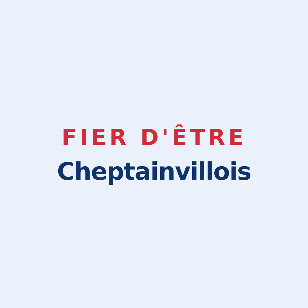 Sticker « Fier d'être Cheptainvillois » — design pour Cheptainville