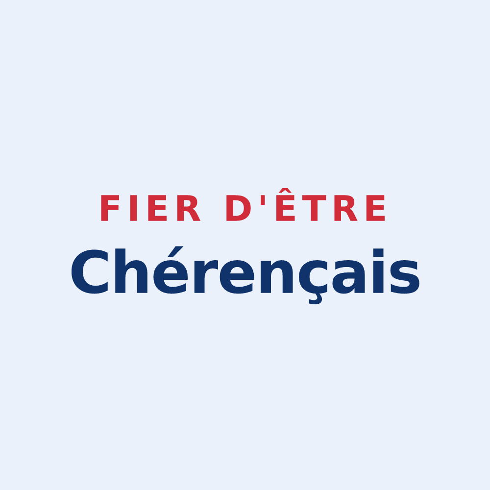 Sticker « Fier d'être Chérençais » — design pour Chérence