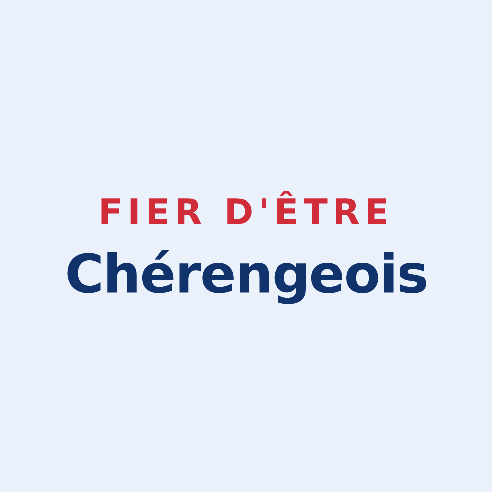 Sticker « Fier d'être Chérengeois » — design pour Chéreng
