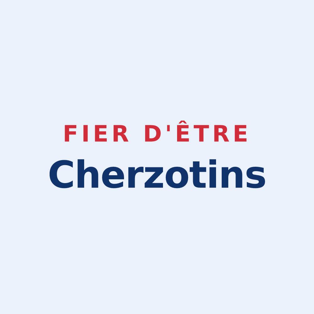 Sticker « Fier d'être Cherzotins » — design pour Chérizet