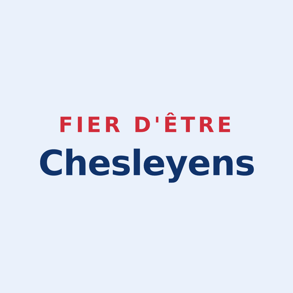 Sticker « Fier d'être Chesleyens » — design pour Chesley
