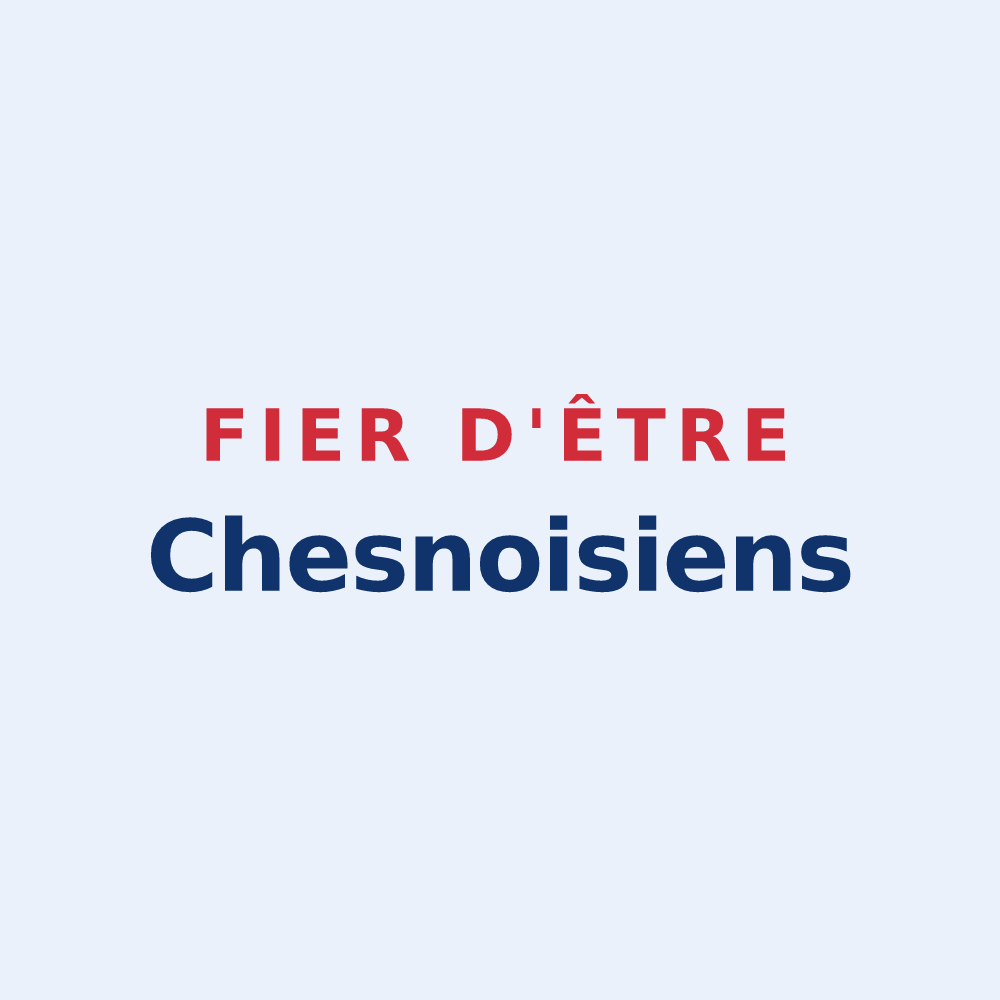 Sticker « Fier d'être Chesnoisiens » — design pour Chesnois-Auboncourt