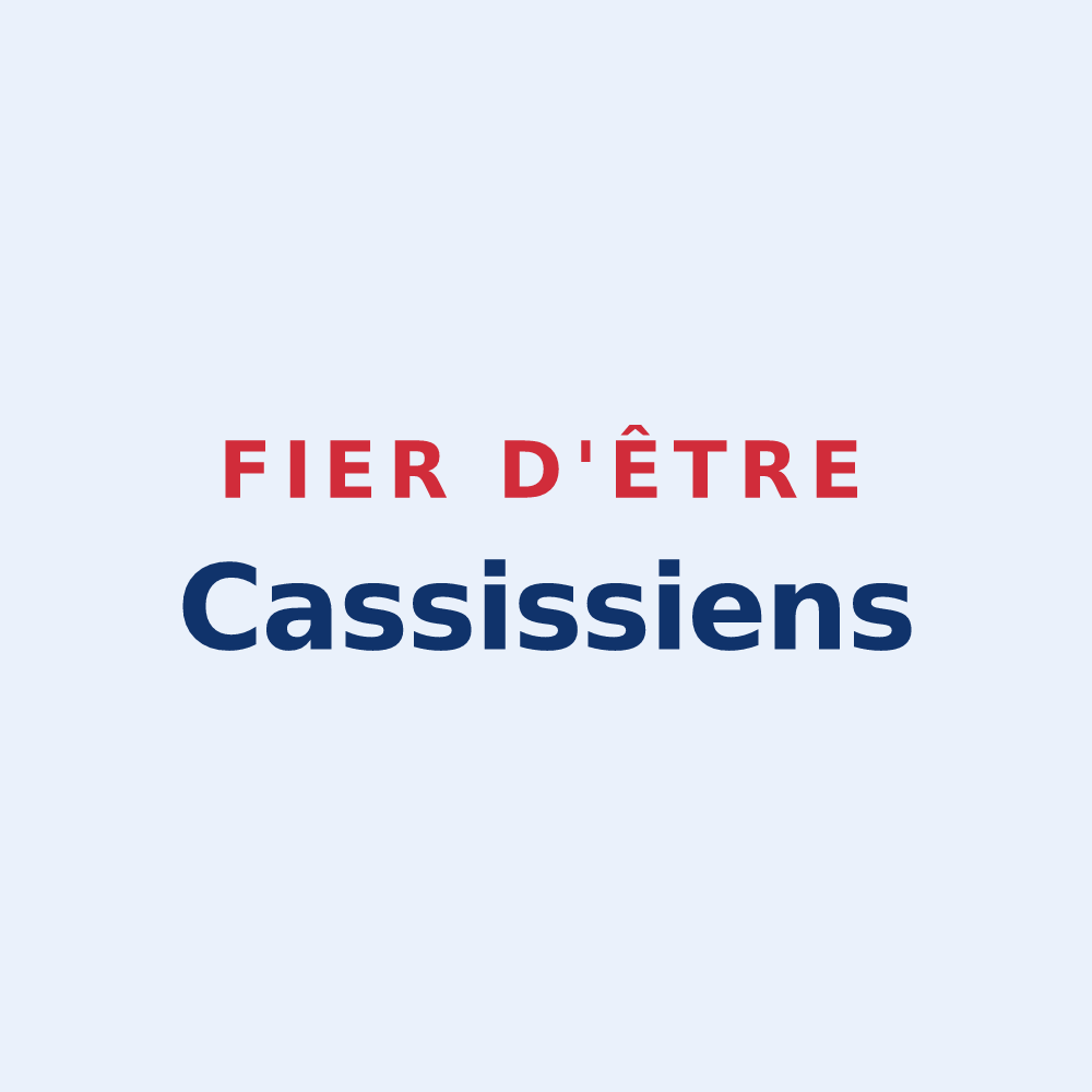 Sticker « Fier d'être Cassissiens » — design pour Chessy