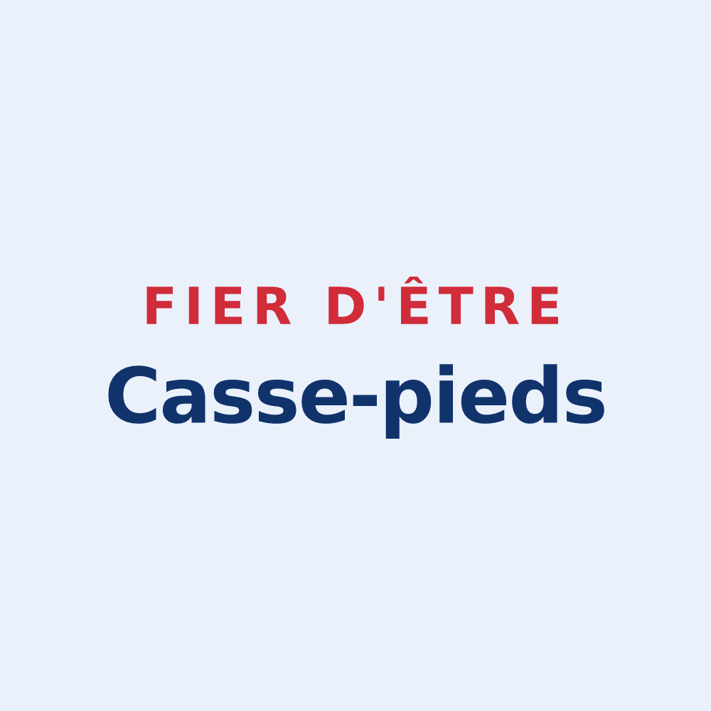 Sticker « Fier d'être Casse-pieds » — design pour Chessy-les-Prés