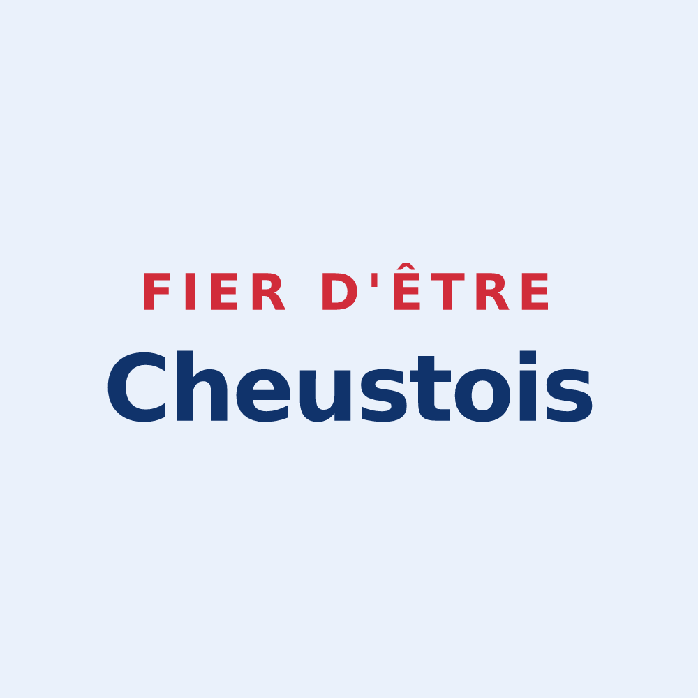 Sticker « Fier d'être Cheustois » — design pour Cheust