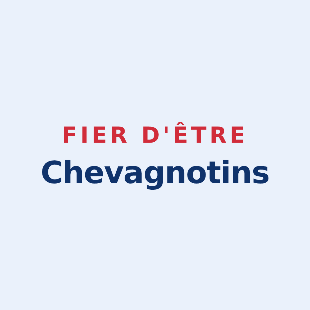 Sticker « Fier d'être Chevagnotins » — design pour Chevagny-les-Chevrières
