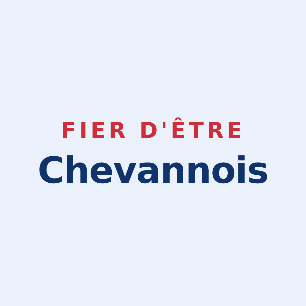 Sticker « Fier d'être Chevannois » — design pour Chevannes