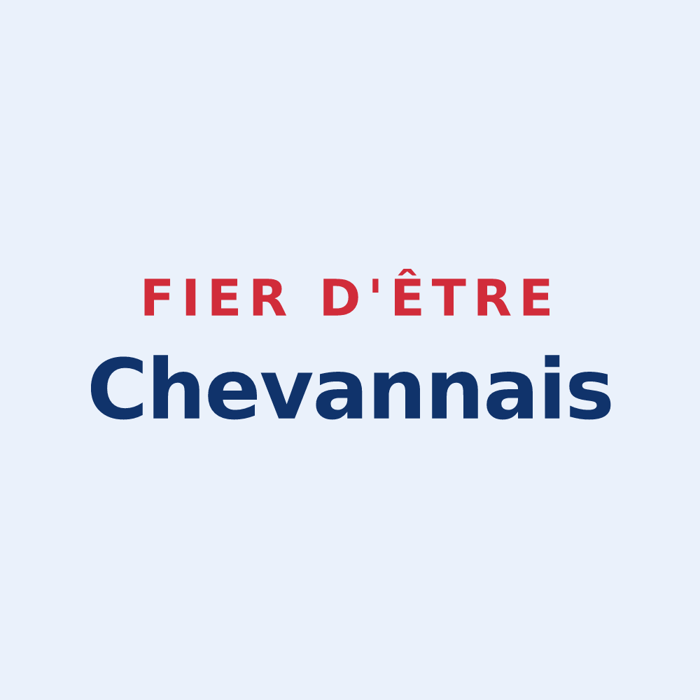 Sticker « Fier d'être Chevannais » — design pour Chevannes